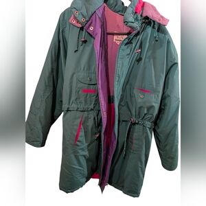 Vintage Via Veneto Purple Ski Jacket